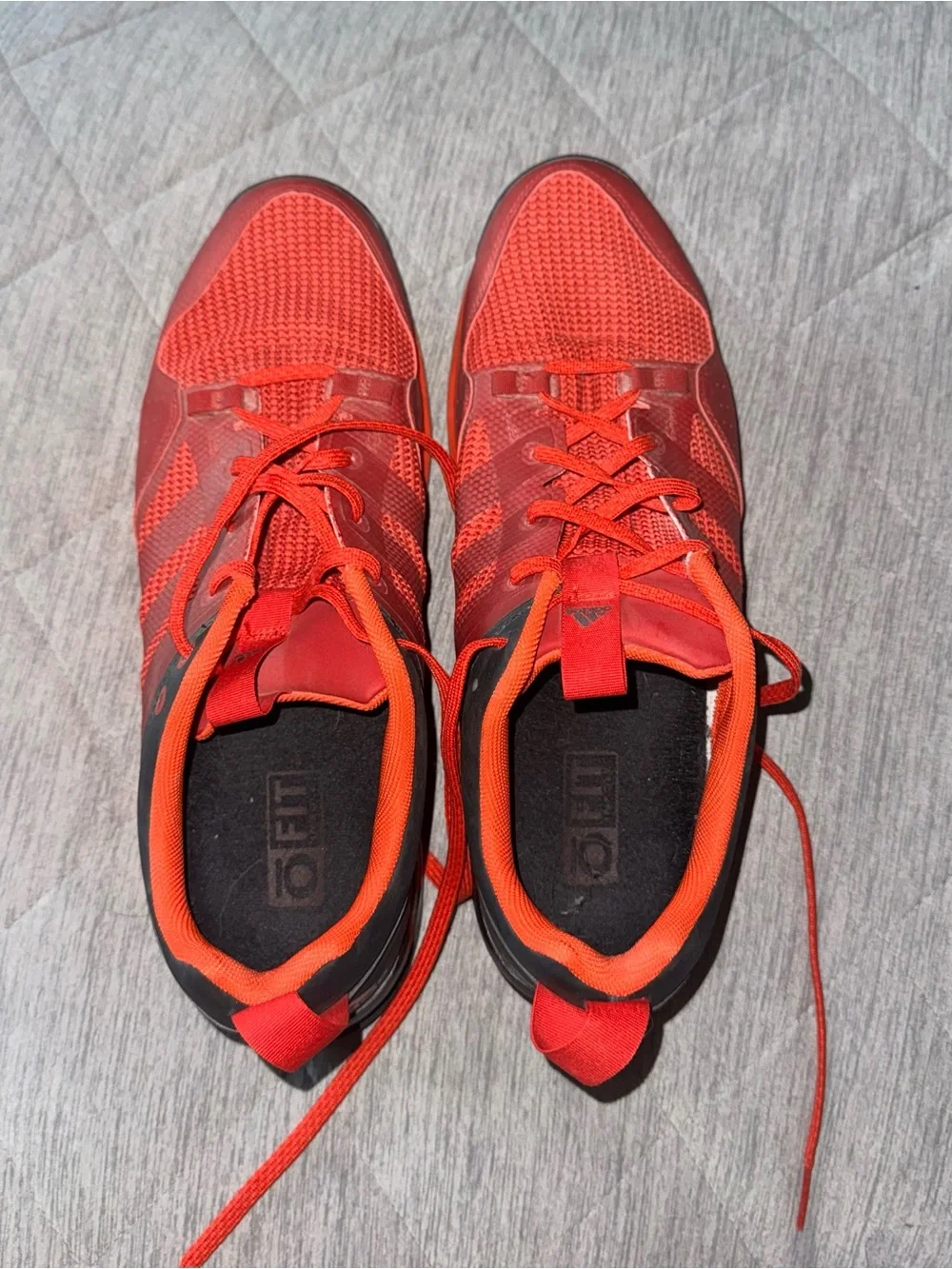 adidas Men's Athletic Sneakers in Vibrant Red